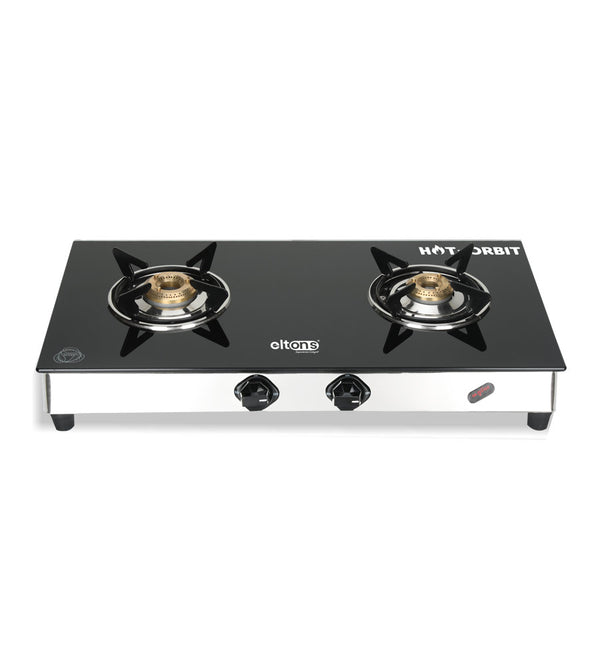 Hot Orbit 2 Burner Toughened Glass Cooktop