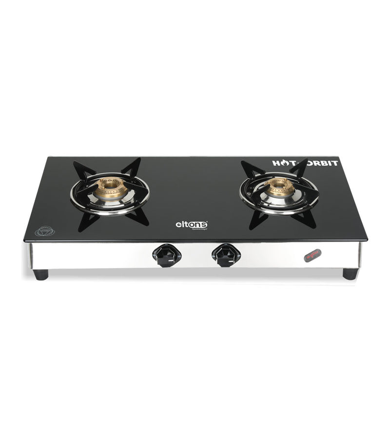 Hot Orbit 2 Burner Toughened Glass Cooktop