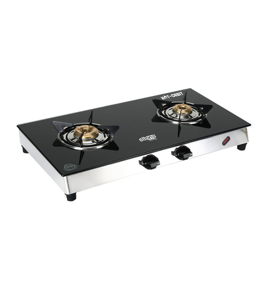 Hot Orbit 2 Burner Toughened Glass Cooktop