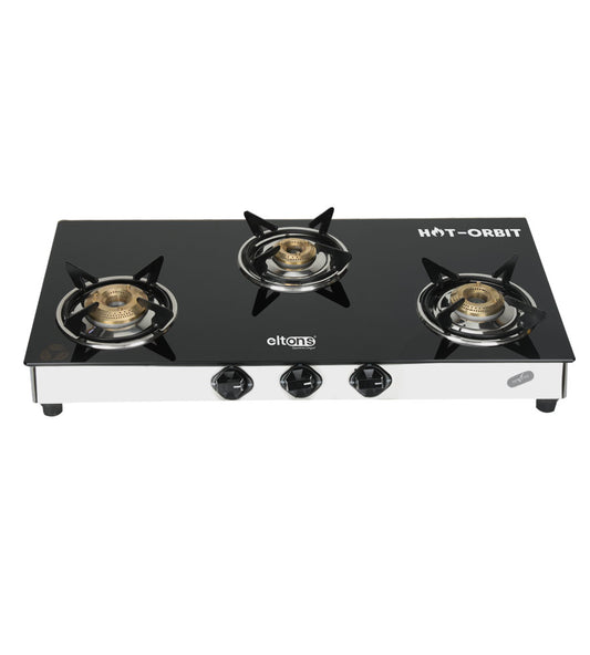 Hot Orbit 3 Burner Toughened Glass Cooktop